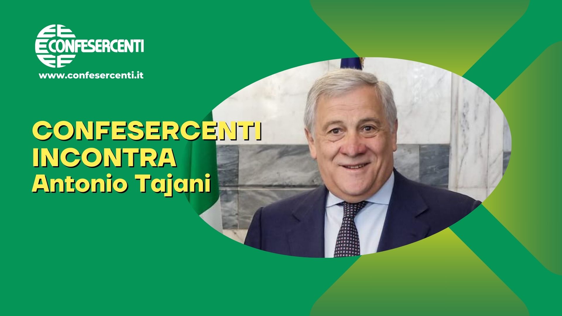 Europee: Confesercenti incontra Antonio Tajani, diretta streaming giovedì 6 giugno alle ore 10.15